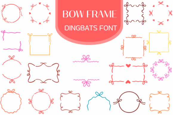 Bow Frame: A Playful Font for Web Design Projects