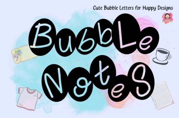 Bubble Notes: A Playful Font for Vibrant Editorial Design