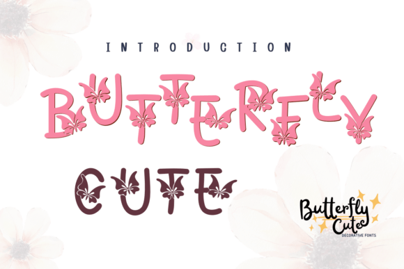 Butterfly Cute: A Delightful Display Font for Editorial Design