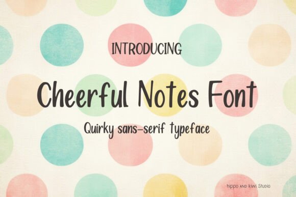 Cheerful Notes Font for Vibrant Branding