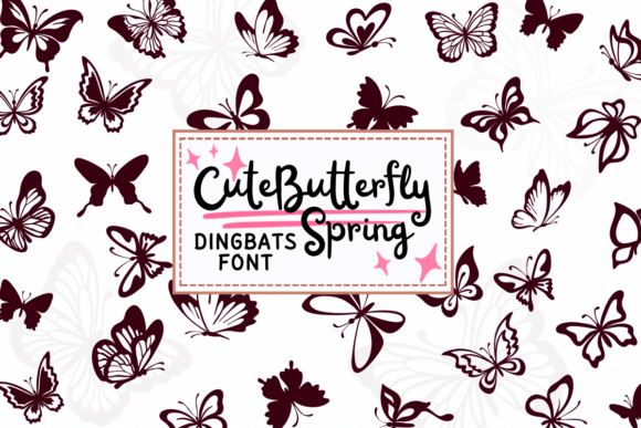 Cute Butterfly Spring Font for Web Design Projects