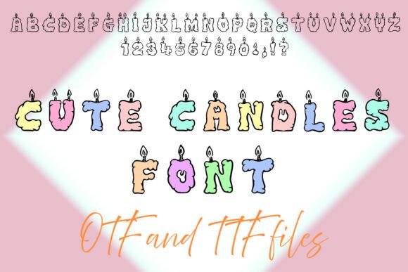 Cute Candle Font Review for Branding Projects