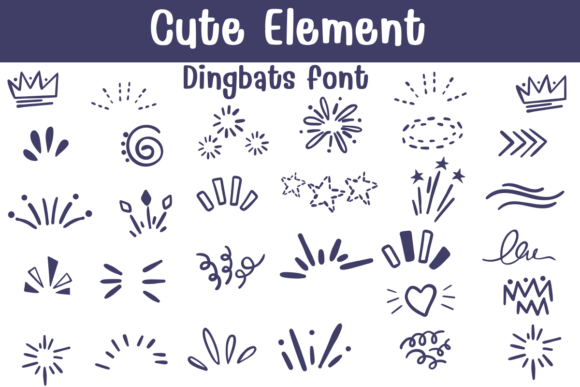 Cute Element: A Playful Font for Branding Projects