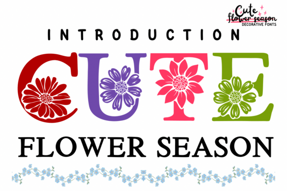 Cute Flower Season Font Review