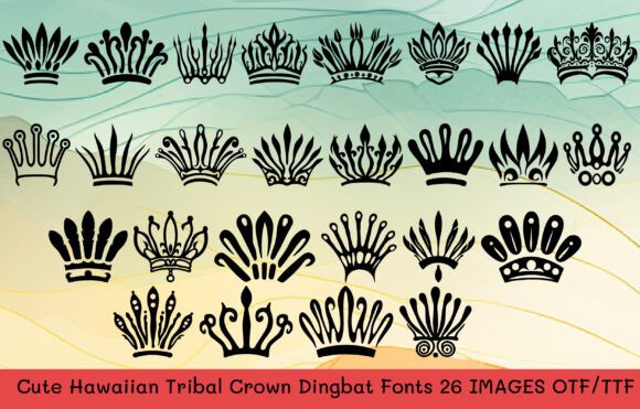 Cute Hawaiian Tribal Crown Font for Eye-Catching Campaigns