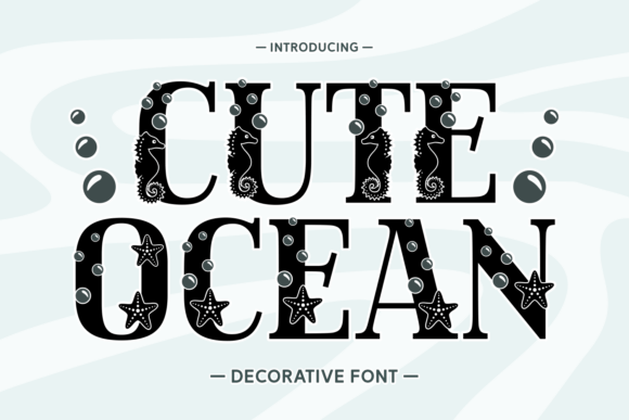 Cute Ocean Font for Branding Projects