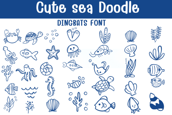 Cute Sea Doodle Font Review