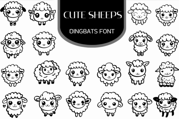 Cute Sheeps Font Review for Branding Projects