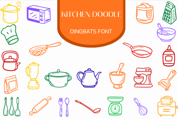 Discover the Charm of Kitchen Doodle in Editorial Design