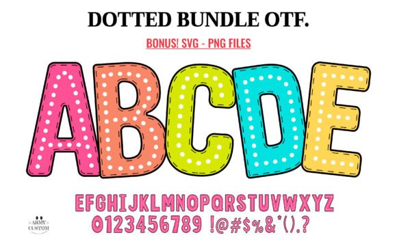 Dotted Back to School Font Review