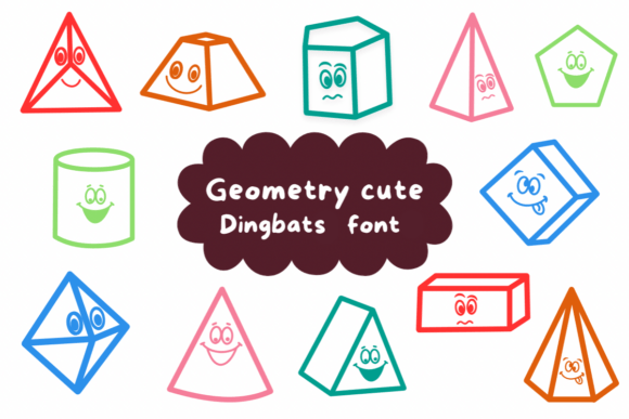 Geometry Cute: A Playful Font for Engaging Visuals