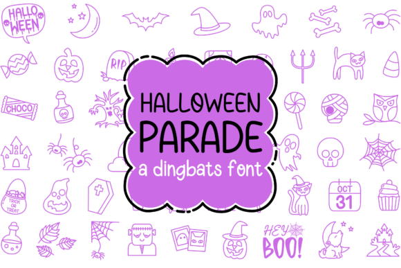 Halloween Parade Font for Branding and Design
