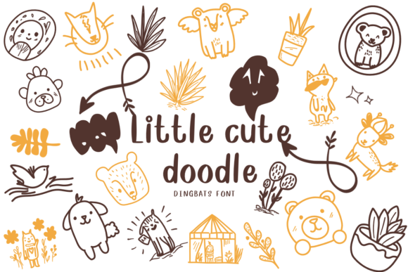 Little Cute Doodle: A Playful Typeface for Creative Projects