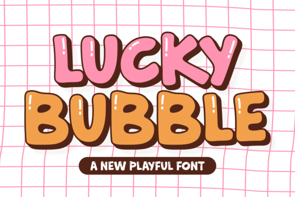 Lucky Bubble: A Whimsical Display Font for Editorial Design