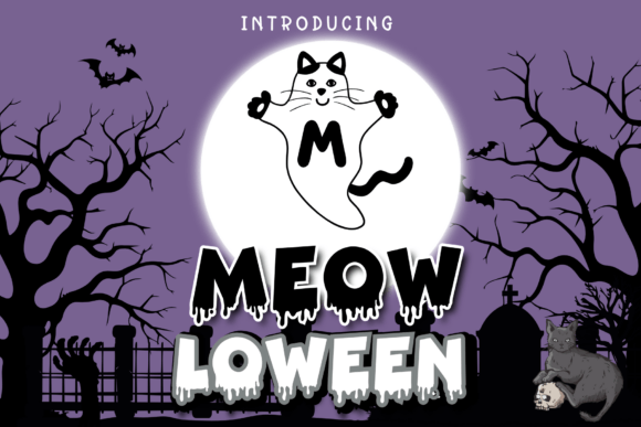 Meow Loween Font for Handmade Creations