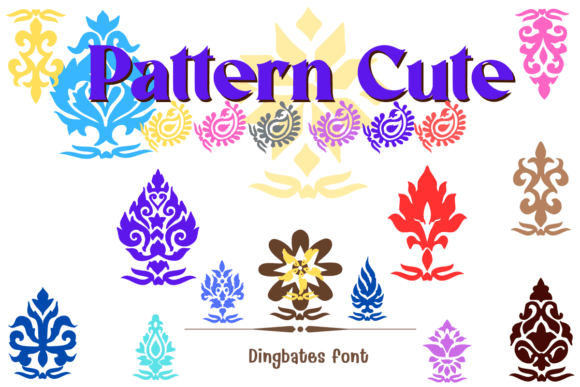 Pattern Cute: A Playful Typeface for Creative Branding