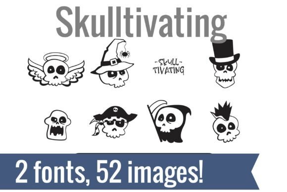 Skulltivating Dingbats: A Spooky Font for Creative Makers