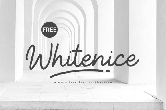 Whitenice: A Cute Handwritten Font for Craft Projects